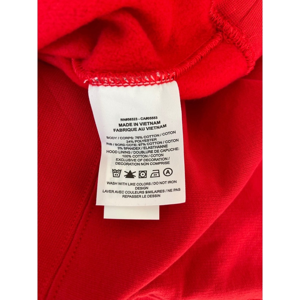 Nike Boys Houston Cougars Hoodie Red Club Fleece Pullover Sweatshirt Medium NEW - Picture 6 of 6